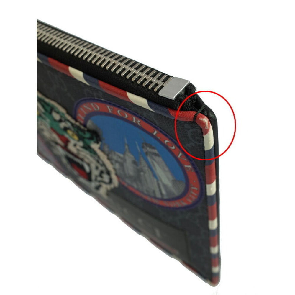 GUCCI Night Courier GG Supreme Clutch Bag - Picture 6 of 9